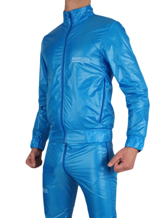 69 Jacket Kinky Jacket All Zip 69 Blue ASOX Official | Kinky Nylon Clothes ...