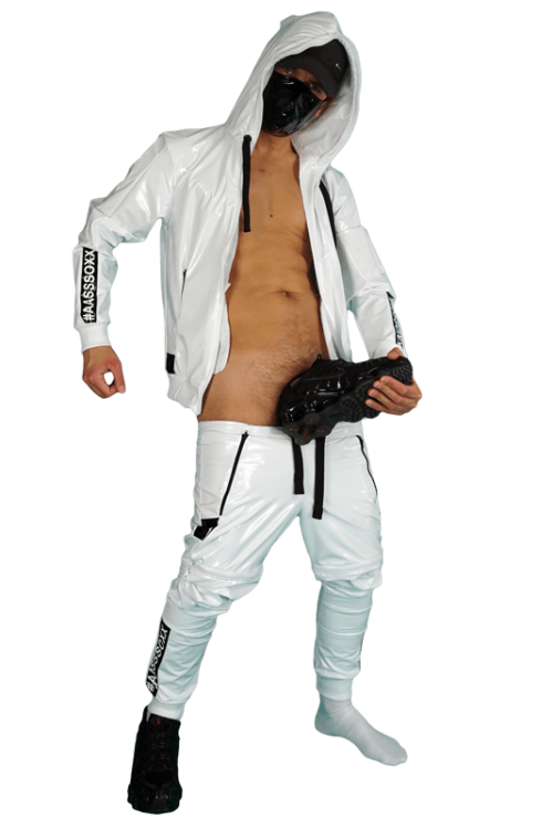 11LATEX JACKET ONLY FUCK #VINYLGEAR WHITE.png