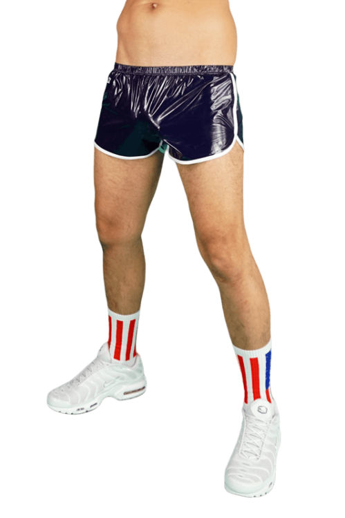 US SNEAKERS GYM NYLON SHORT FLAG NAVY REGULAR2.png