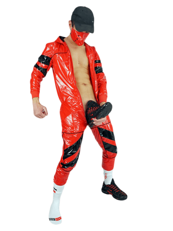 Sweaty Nylon Overall RED11.png