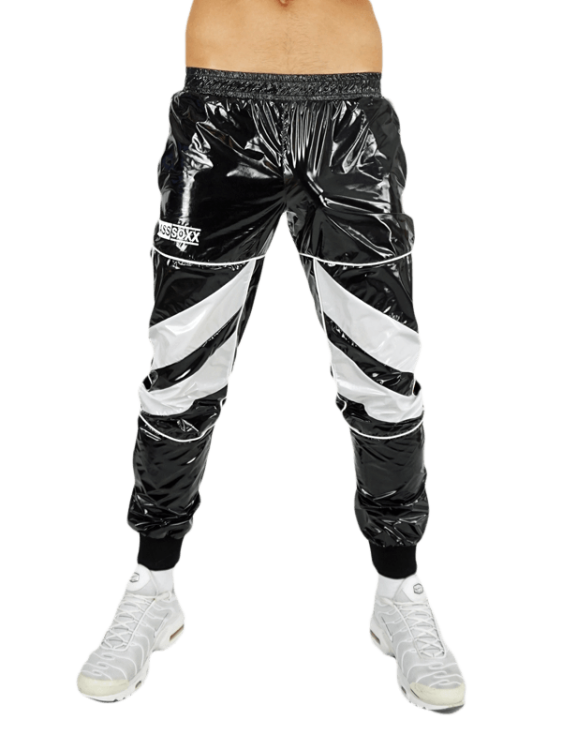 Sweaty Nylon Pants Black1.png