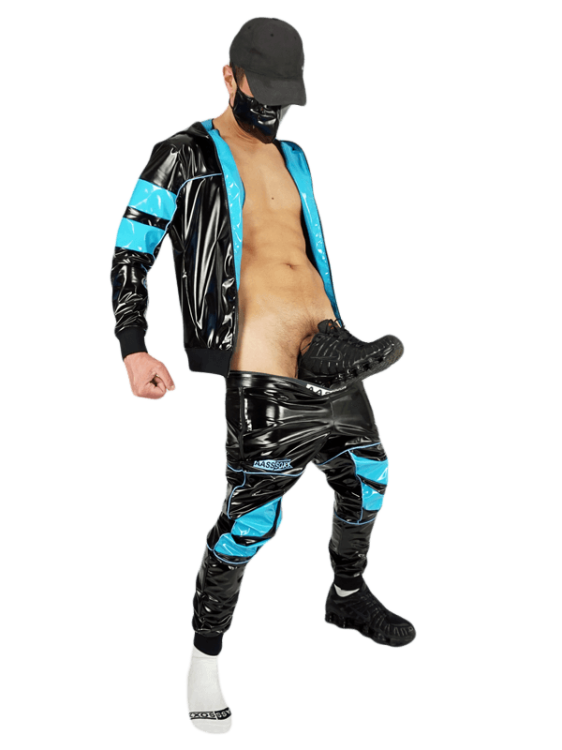 Sweaty Latex Jacket Blue10.png