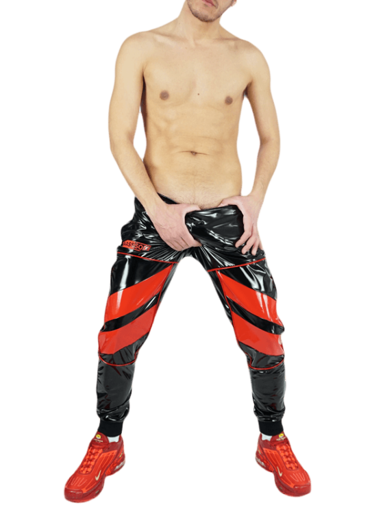 Sweaty Latex Pants Red7.png