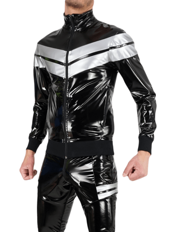 Rough Latex Jacket Silver2.png