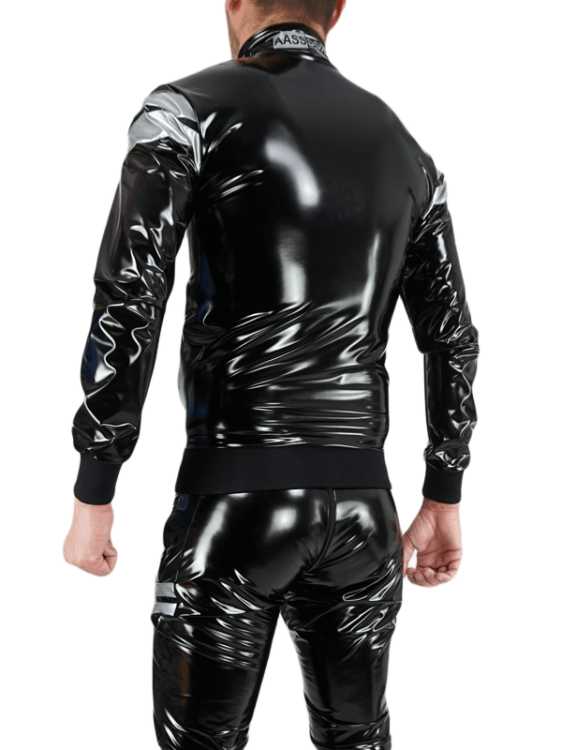 Rough Latex Jacket Silver3.png