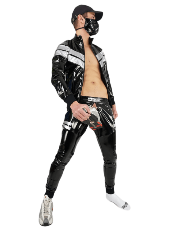 Rough Latex Jacket Silver10.png