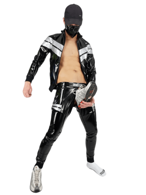 Rough Latex Pants Silver10.png