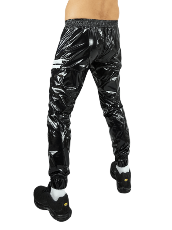 Rough Nylon Pants Black3.png