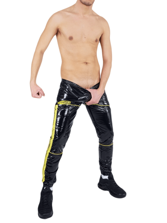Dirty Nylon Pants Yellow9.png