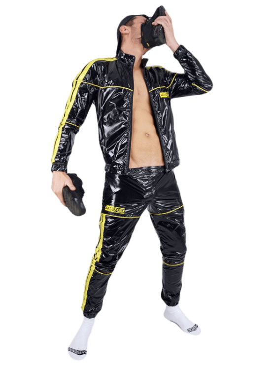 Dirty Nylon Pants Yellow11.png