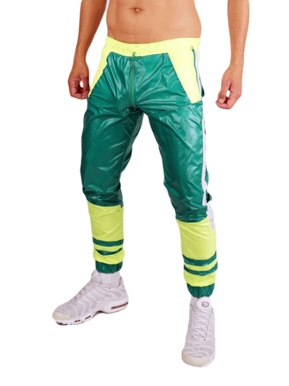 ASOX Nylon Pants Trainer Green White1.png