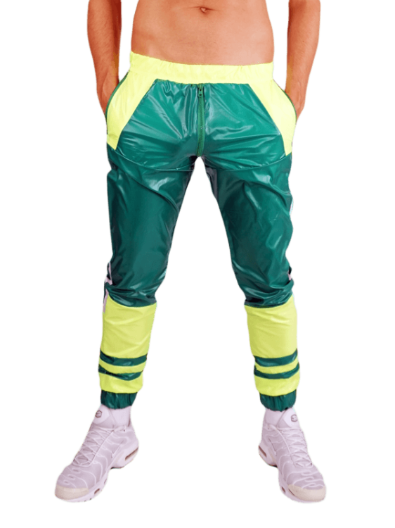 ASOX Nylon Pants Trainer Green White6.png