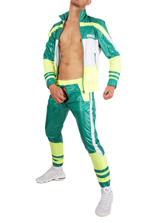 ASOX Nylon Jacket Trainer Green White8.png