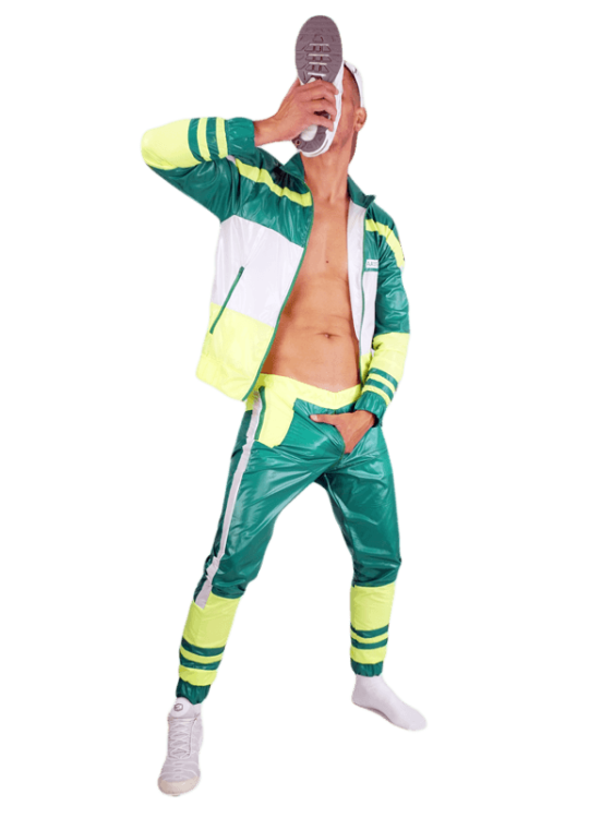 ASOX Nylon Jacket Trainer Green White12.png