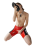 4Skinny Latex Shorts Puppy Red.png