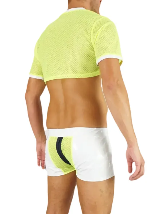 3Mesh Crop Top Neon .webp