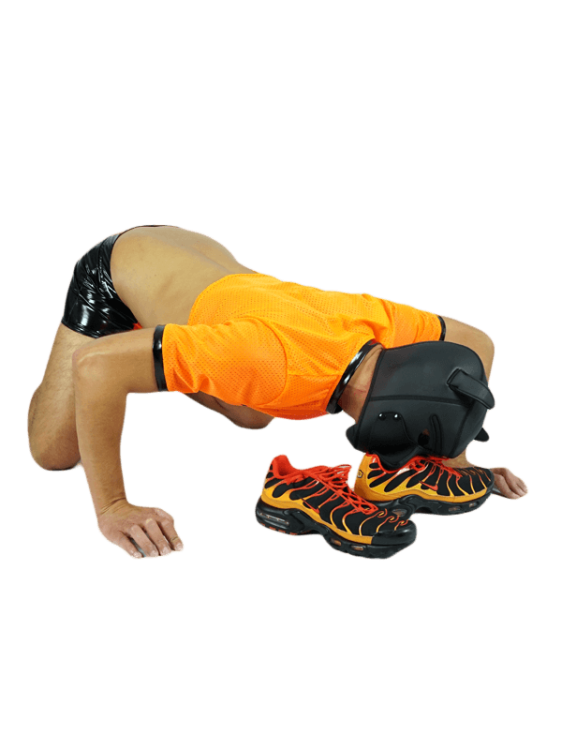 11Skinny Latex Shorts Orange.png