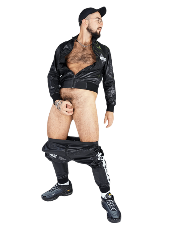 6EB Nylon Pants Puppy Black.png