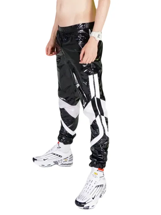 1Nylon Pants EB Black White.webp
