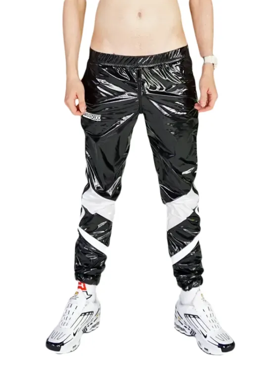 3Nylon Pants EB Black White.webp