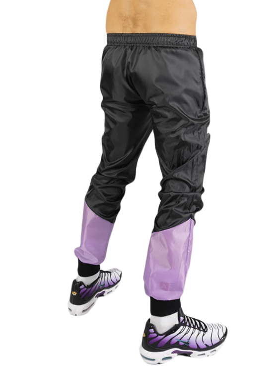 Raw Nylon Pants Hung Violet4.png