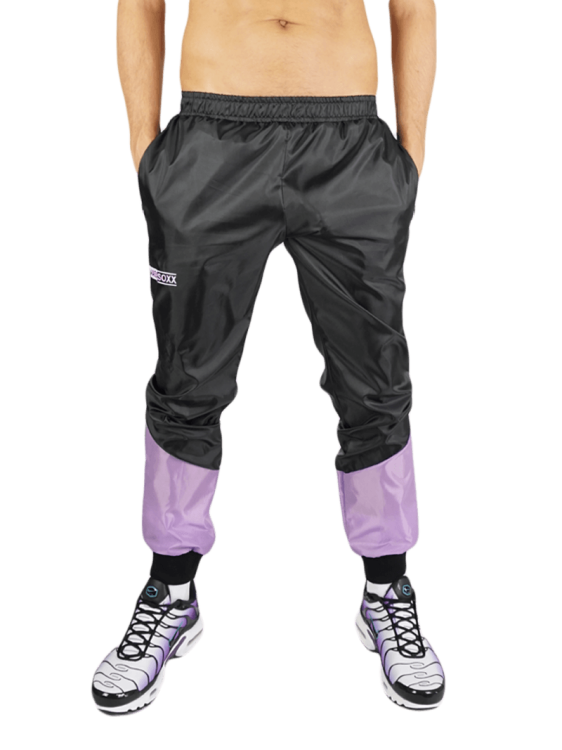 Raw Nylon Pants Hung Violet6.png