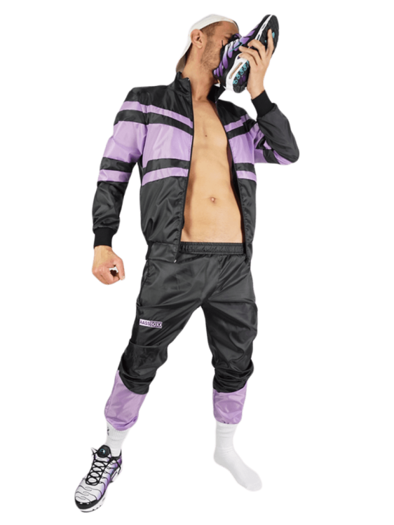 Raw Nylon Pants Hung Violet11.png
