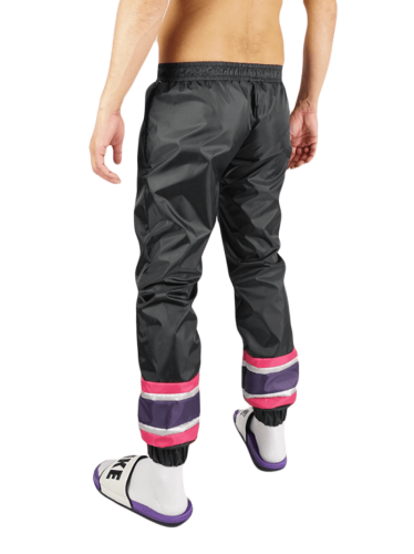 Raw Nylon Pants Hung Magenta2.png