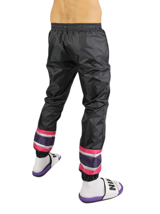 Raw Nylon Pants Hung Magenta4.png