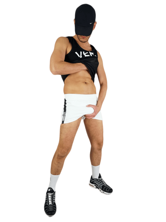 Gym Shorts Hung! Slut! Vers! White9.png