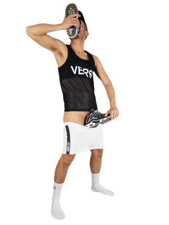 Gym Shorts Hung! Slut! Vers! White12.png