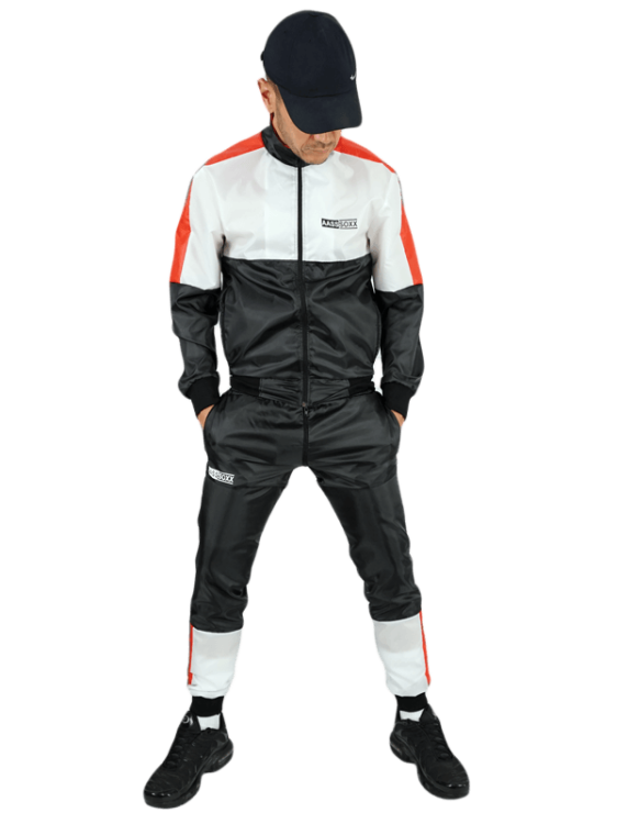 Raw Nylon Pants Hung Black Red White10.png