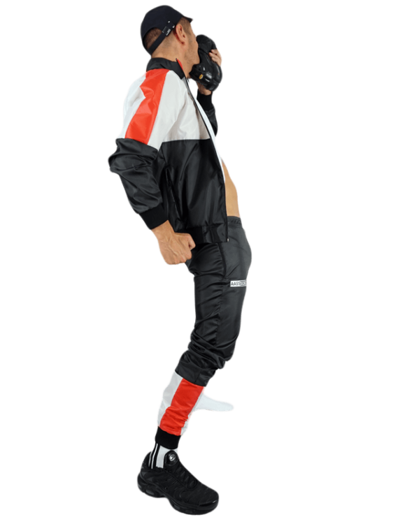 Raw Nylon Pants Hung Black Red White11.png