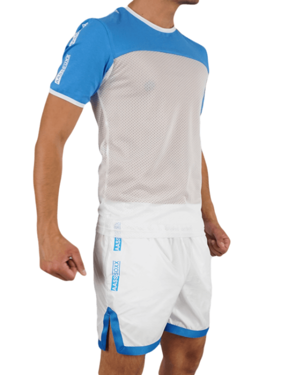 Mesh T-Shirt Sport Gear White Blue5.png