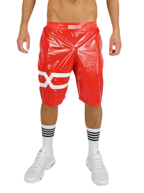 Nylon Shorts X Fucktor Red1.png
