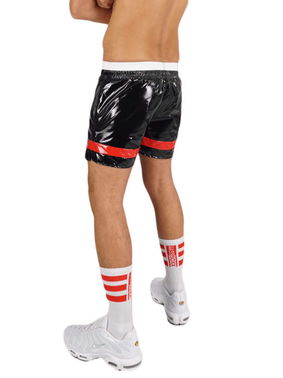 Nylon Shorts SoccerBoyyz Black Red3.png