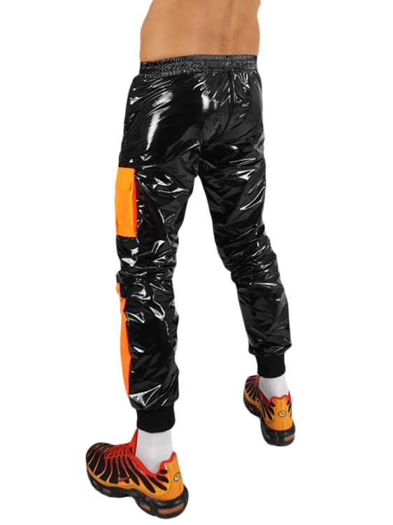 Nylon Pants FetishBoyyz Black Orange10.png