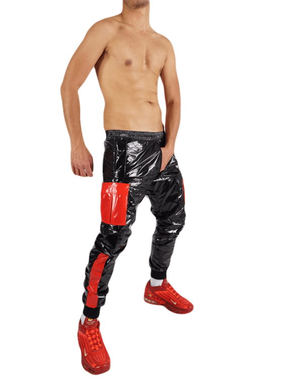 Nylon Pants FetishBoyyz Black Red14.png