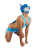 Lycra Singlet StrongBoyyz Blue9.png