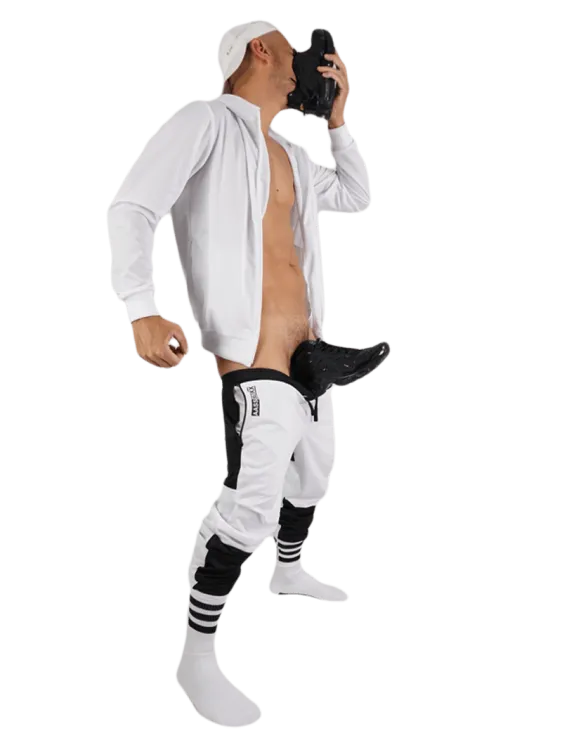 Shiny Sweatpants StrongBoyyz White19.png