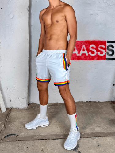 Gym Sweat Shorts Rocco White Pride '261.png