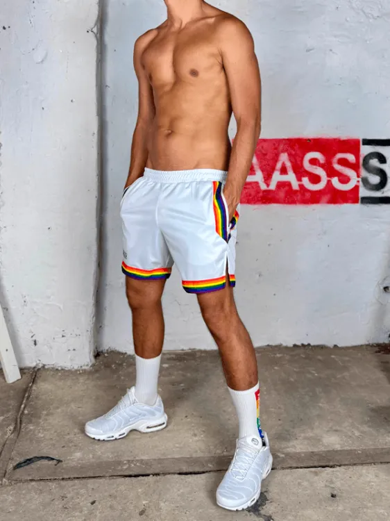 Gym Sweat Shorts Rocco White Pride '261.png
