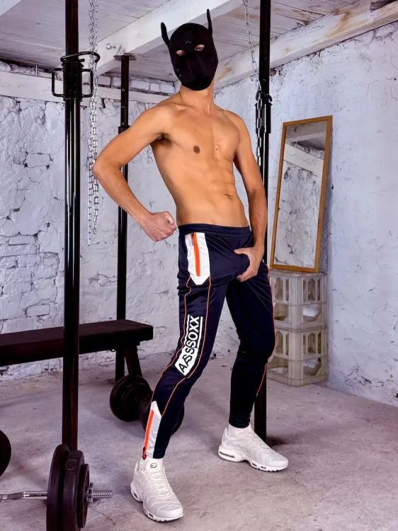 Rocco Pants Orange Navy - 4.jpeg