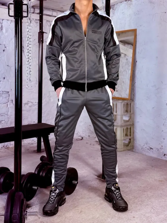 Rocco Shiny Sweatshirt Grey - 3.jpeg