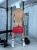 Rocco Nylon Gym Shorts Red - 3.jpeg