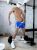 Rocco Nylon Gym Shorts Blue - 4.jpeg