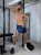 Rocco Satin Gym Shorts Navy - 6.jpeg