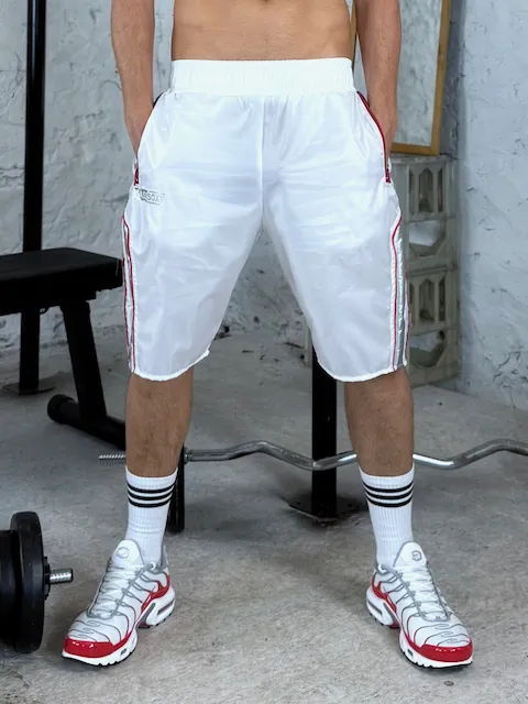 Raw Nylon Shorts Malik White - 1.jpeg