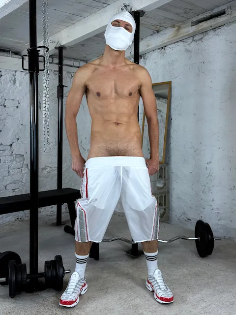 Raw Nylon Shorts Malik White - 4.jpeg