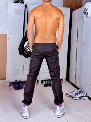 Rubbered Nylon Pants XXX.original Blue - 2.jpeg